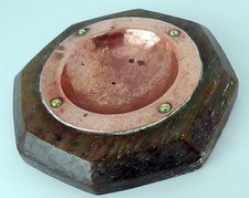 Eiche und Kupfer Theke