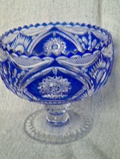 große Bleikristall Schale