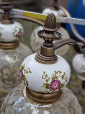 Wunderschöner antiker Kronleuchter Hängelampe Leuchte bemalt Landhausstil 