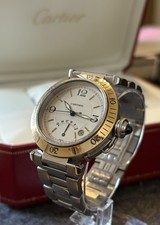 Cartier Pasha Power Reserve Stahl/Gold 1033