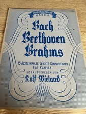 BACH BEETHOVEN BRAHMS Noten 15