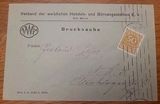 Brief Berlin 1923 EF Infla