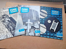 3  Zeitschriften  - Funk Technik  -  wie Bilder  aus  der DDR - Verkauf zusammen