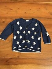 H&M Sternen Strickjacke Gr. 74