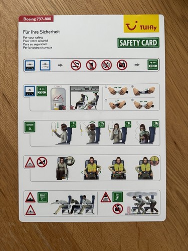 Safety card tuifly boeing - tuifly,