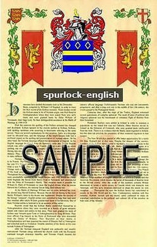 Spurlock wappen name - spurlock,