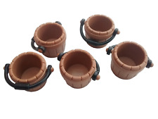 *Playmobil* 5x Eimer *Ritterburg 3443, 3295, 3297, 3503x, 3550, 3449, 7057*