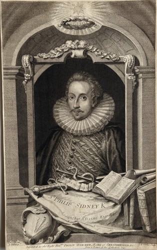 Antiker sir philip - sir, sidney