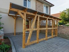 Carport verzapft Überdachung