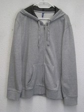 CECIL  ATTRAKTIVE FLEECEJACKE KAPUZE 46/48 HELLGRAU TASCHEN UNGETRAGEN