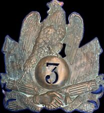 SHAKO PLATTE NATIONALGARDE 3. KUPFERBATAILLON