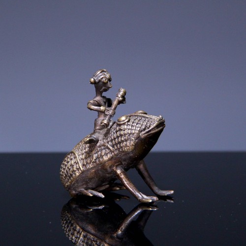 Small indian dhokra brass - dhokra,