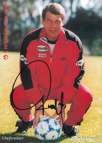 Autogramm otto rehhagel - rehhagel,