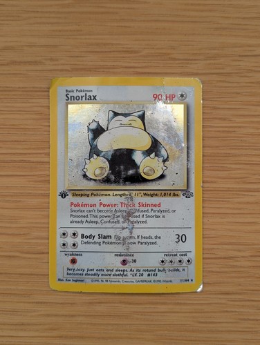 1999 pokémon jungle snorlax - 1999,