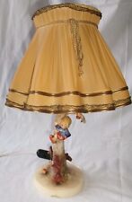 M. J. Hummel Tischlampe Goebel - Apfeldieb mit original Schirm 1960 TMK-3