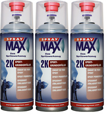 SprayMax Lackspray 2K Epoxy Füller 3 X 400ml grau EP Grundierung 680033