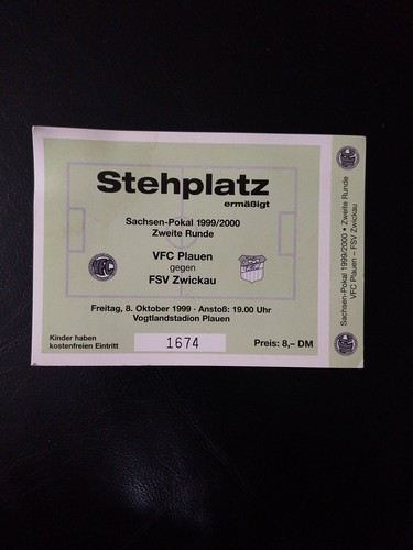 Sammelticket vfc plauen - vfc, plauen-fsv