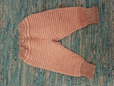 Baby Wolle Schurwolle Hose gr.74-86 Handgestrickt neu Wolle