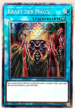 Kraft der Magie Platinum Secret Rare Neu! 1. Auflage Yugioh Deutsch RA03-113