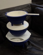 3x Tupperware Doppelsieb