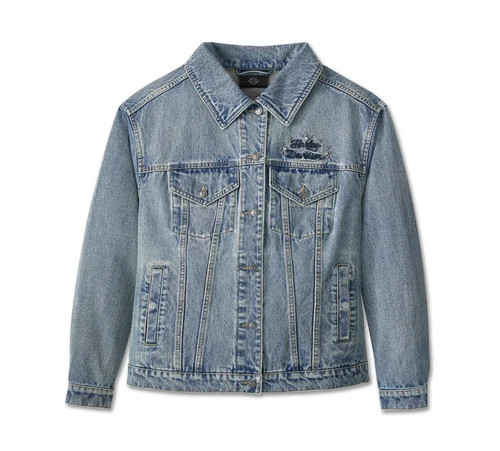 Harley davidson jeansjacke mit - harley,