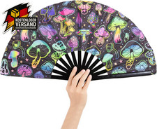 Große Bambus Handfächer Rave