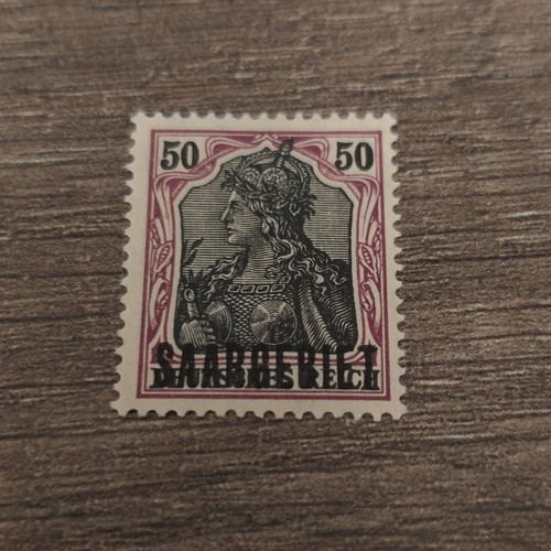 Saargebiet briefmarke germania - saargebiet,