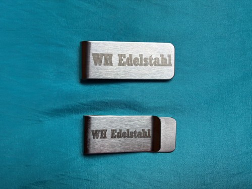 Edelstahl geldklammer mit - geldklammer,