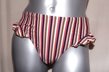CYELL hoher High Waist Bikini Slip Volants BRIEF HIGH sassy stripe Streifen NEU