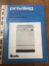 Bedienungsanleitung - Privileg Geschirrspülautomat Öko 522