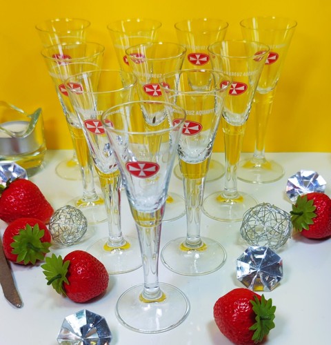 Stamper glas malteser aquavit - stamper,