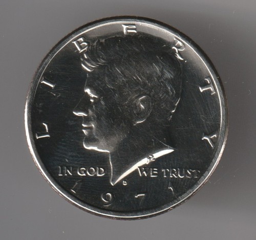 Half dollar 1971 john - half,