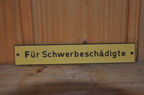 Altes schild - altes,