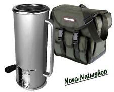 NOVA Kanzelheizung, Hochsitzofen, Angler-Ofen, Outdoor-Ofen eloxiert mit Tasche