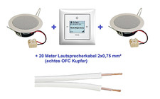 Busch Jäger iNet Internet WLAN Radio 8216 U Balance alpin mit Deckenlautsprecher
