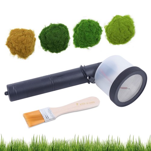 Static grass flock applicator - grass,