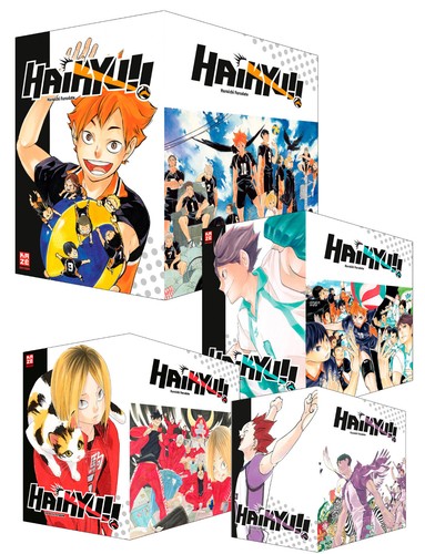 Haikyu sammelbox 2 3 4 - haikyu!!, 1+2+3+4