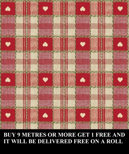 Rote gingham liebe herz - gingham,