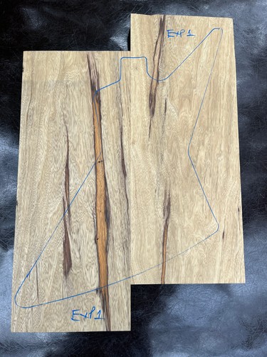 Black limba korina - black,