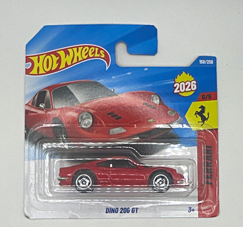 Hot wheels ferrari dino - hot, 206