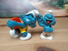 Schleich Set 2 Figuren Schlümpfe Schlumpf Sammlung 2. Wahl bespielt defekt 