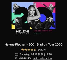 2 Helene Fischer Tickets 360°