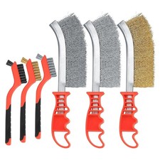 6 Stück Drahtbürsten zum