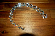 1 Oktagon Kette 41cm Verlauf 18-27mm handschliff Kronleuchter Lüster Chandelier