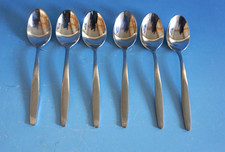 WMF Lüneburg Besteck 6 Kaffeelöffel Teeelöffel Cromargan 13,5 cm (F025-1717)