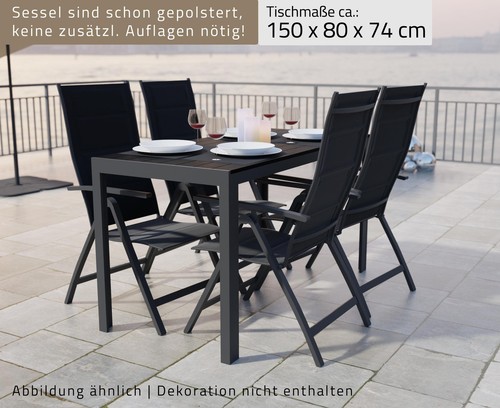 Alu gartensitzgruppe - alu,