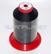 (0,017 € / m) AMANN SERAFIL 40 Nähgarn, 1.200m, SCHWARZ - 4000