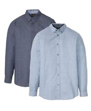 2 Herren Hemd Business grau