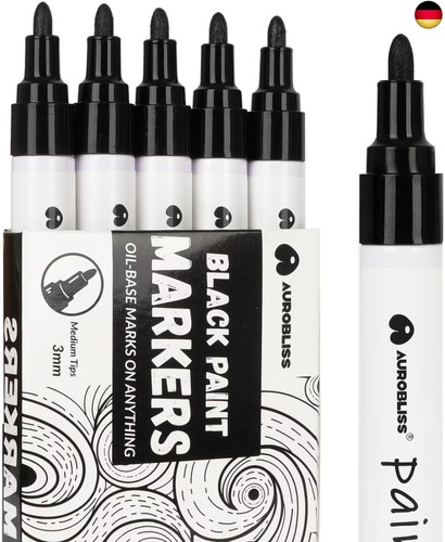 Lackmarker schwarz stück - lackmarker,