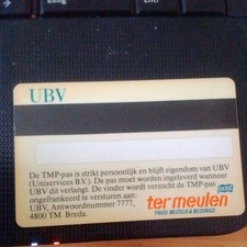 Keine Telefonkarte Uralte Magnetkarte Test Post NL tm pas